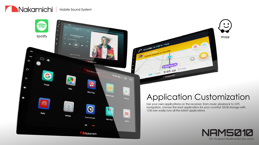 Radio nakamichi deals android